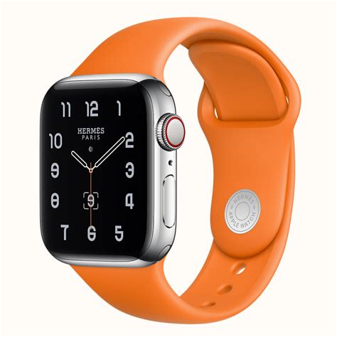 hermes orange apple watch band|hermes apple watch band 44mm.